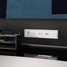 Рамка стеклянная Voltum S70 на 5 постов, (белый, стекло) VLS110501 2