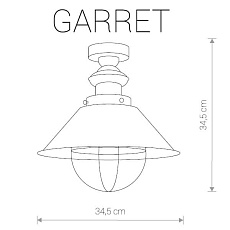 Потолочный светильник Nowodvorski Garret 9247 1