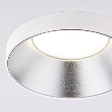 Встраиваемый светильник Elektrostandard 112 MR16 серебро/белый a053340 3