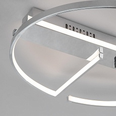 Потолочный светодиодный светильник Eurosvet Griff 90233/2 хром 2