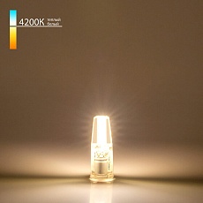 Лампа светодиодная Elektrostandard G4 3W 4200K прозрачная a049615 1