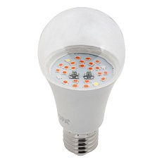 Лампа светодиодная для растений ЭРА E27 10W 1310K прозрачная Fito-10W-RB-E27 Б0050600 4