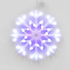 Подвесной светодиодный светильник «Снежинка » Uniel ULD-H4040-048/DTA MULTI IP20 SNOWFLAKE UL-00001403 1
