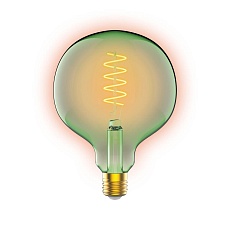 Лампа светодиодная диммируемая филаментная Gauss E27 5W 1800K зеленая 1012802105 5