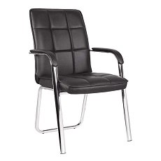 Офисный стул AksHome Picasso чёрный, экокожа 55104