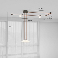 Комплект ременной трековой системы Denkirs Belty Set DK55SET02-01-BR 1