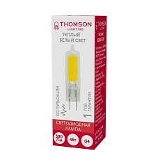 Лампа светодиодная Thomson G4 4W 3000K прозрачная TH-B4218 1