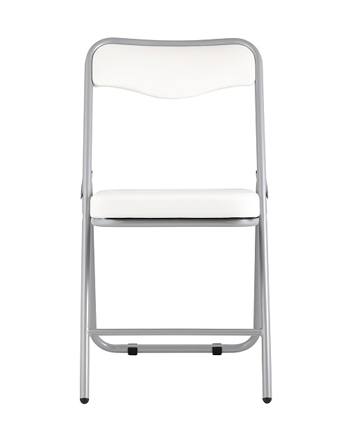 Складной стул Stool Group Джонни экокожа белый каркас металлик fb-jonny-eco-100 фото 3