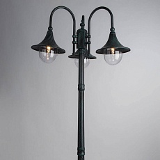 Садово-парковый светильник Arte Lamp Malaga A1086PA-3BG 2