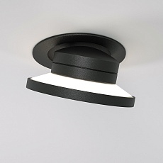 Встраиваемый светодиодный светильник Elektrostandard Surf 25084/LED 6W 4000K черный a063675 2