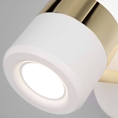 Настенный светодиодный светильник Eurosvet 20165/1 LED золото/белый 3