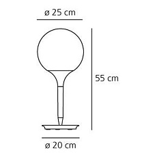 Настольная лампа Artemide Castore 1050010A 1