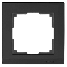 Рамка Werkel Stark на 1 пост черный W0011808 4690389161735 5