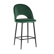 Полубарный стул Stool Group Меган велюр зеленый AV 415-H30-08(PP)