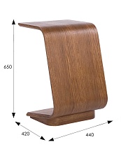 Приставной стол Мебелик Неро 3 007522 1