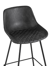 Полубарный стул Stool Group TEXAS экокожа серый 9090C 1