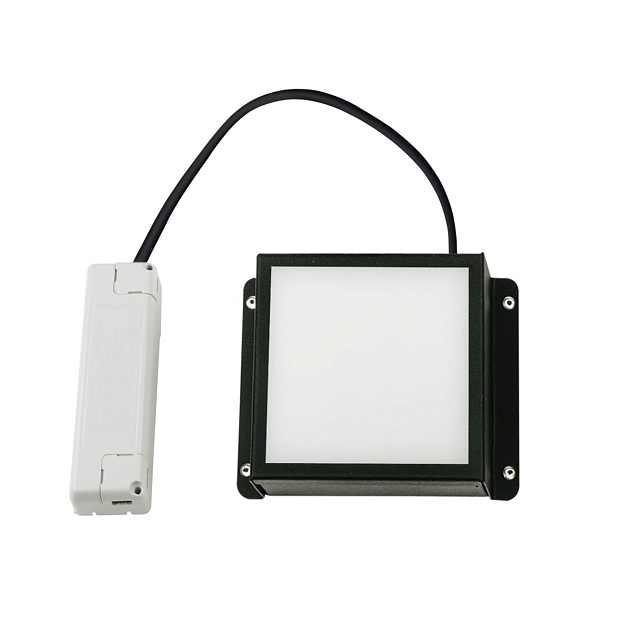 Встраиваемый светодиодный светильник Uniel Мини Домино ULP-0808 7W/4000К IP40 Grilyato Black UL-00011899 фото 