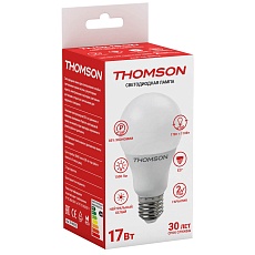 Лампа светодиодная Thomson E27 17W 4000K груша матовая TH-B2012 1