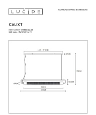 Подвесной светильник Lucide Calixt 05433/02/30 1