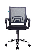 Офисное кресло Бюрократ CH-695SL темно-серый TW-04 сиденье черный TW-11 крестовина хром 3