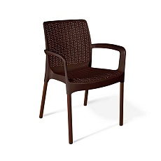 Садовое кресло Sheffilton SHT-S68 коричневый/коричневый муар (цинк) 4803229202