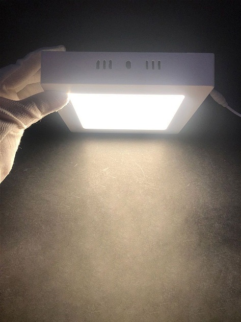 Настенно-потолочный светодиодный светильник Elvan NLS-702SQ-12W-NH-Wh фото 2