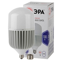 Лампа светодиодная ЭРА E40 100W 6500K матовая LED POWER T160-100W-6500-E27/E40 Б0032090 2