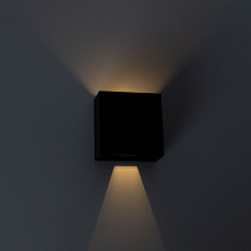 Уличный настенный светодиодный светильник Arte Lamp Algol A1445AL-1BK 2