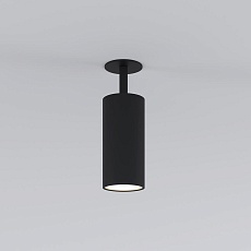 Встраиваемый светодиодный спот Elektrostandard Diffe 25066/Led черный a058211 1