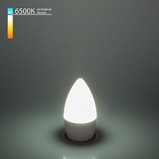 Лампа светодиодная Elektrostandard E27 6W 6500K матовая a048678 1