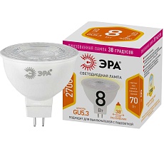 Лампа светодиодная ЭРА LED Lense MR16-8W-827-GU5.3 Б0054938 2