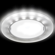 Встраиваемый светодиодный светильник Ambrella light GX53 LED G214 CH/WH 1