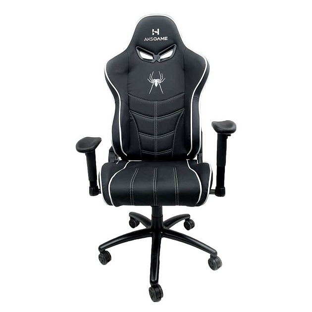 Игровое кресло AksHome Spiderman черный, экокожа 80352 фото 