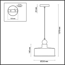 Подвесной светильник Odeon Light Pendant Bolli 4089/1 3