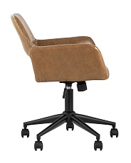 Поворотное кресло Stool Group Филиус экокожа коричневая FILIUS 2