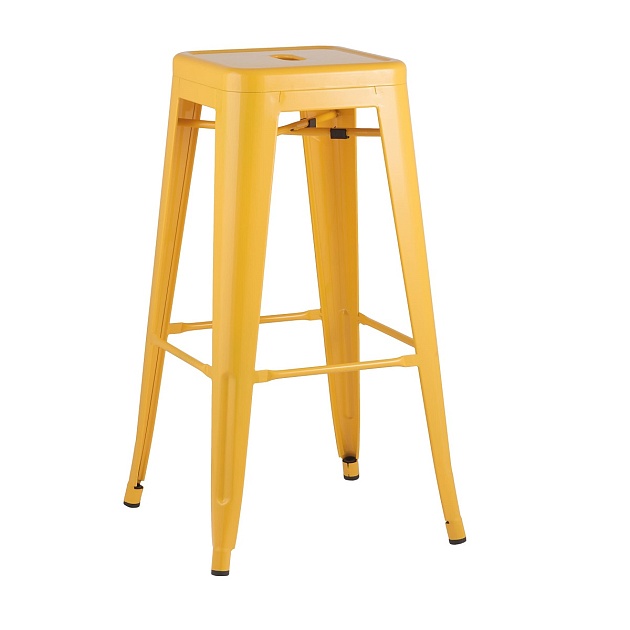 Барный стул Tolix желтый глянцевый YD-H765 LG-06 фото 