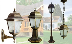 Уличный подвесной светильник Uniel UUL-A01H 60W/E27 IP44 Bronze UL-00009490 1