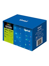 Светодиодная гирлянда Uniel занавес 220V разноцветный ULD-C2030-240/DTA Multi IP20 07943 4