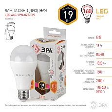 Лампа светодиодная ЭРА E27 19W 2700K матовая LED A65-19W-827-E27 Б0031702 3