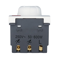 Светорегулятор LK Studio поворотный нажимной 600 Вт (белый) LK45 857204-1 1