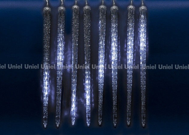 Светодиодная гирлянда Uniel занавес Сосульки 220V синий ULD-E3005-300/DTK BLUE IP44 ICICLE 11125 фото 9