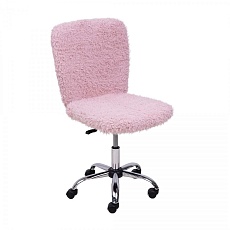 Детское кресло AksHome Fluffy нежно-розовый, искусственный мех 86385