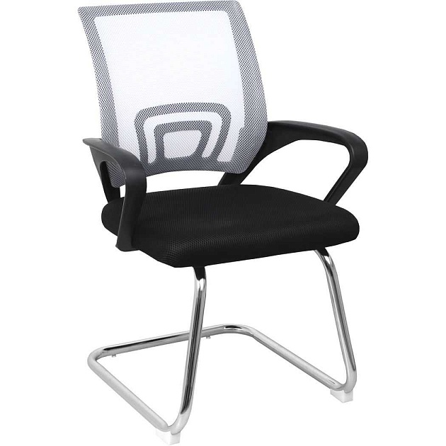 Офисный стул AksHome Ricci серый+черный, ткань 80020 фото 