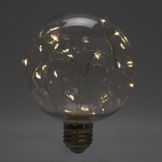 Лампа светодиодная Feron E27 3W 2700K прозрачная LB-382 41677 1
