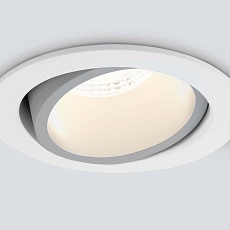 Встраиваемый светодиодный светильник Elektrostandard 15267/LED 7W 4200K белый/серебро a055723 2