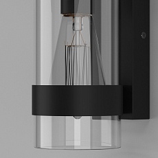 Уличный настенный светильник Elektrostandard Falcon 35167/D черный a063452 2