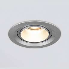 Встраиваемый светодиодный светильник Elektrostandard 9920 LED 15W 4200K серебро a052479 4