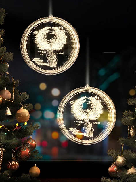 Автономный рождественский светильник Ritter NY DEER 3D 3хAAA 29227 2 фото 3