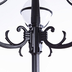 Садово-парковый светильник Arte Lamp Monaco A1497PA-4BK 2