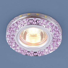 Встраиваемый светильник Elektrostandard 2194 MR16 SL/VL зеркальный/фиолетовый a036818 2